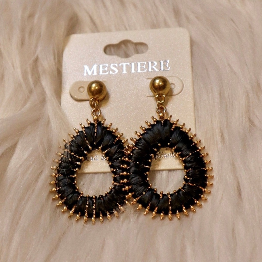 Wrapped Teardrop Earrings